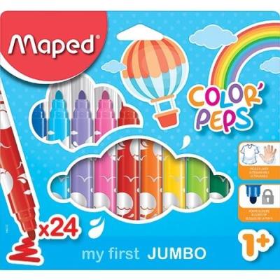 Opakowanie Flamastry Jumbo Colorpeps 24 kolory MAPED