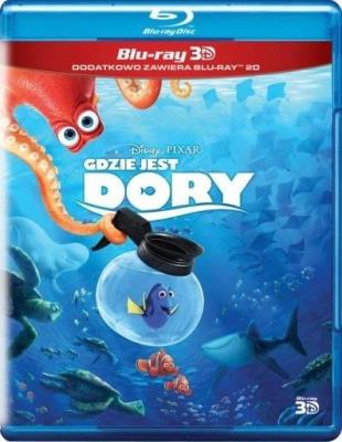 Gdzie jest Dory? (2 Blu-ray) 3D. Autor: Andrew Stanton. SmakLiter.pl Okładka książki Gdzie jest Dory? (2 Blu-ray) 3D