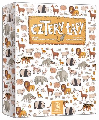 GRA CZTERY ŁAPY. Autor: MARC FRESQUET MARTÍNEZ. SmakLiter.pl Okładka książki GRA CZTERY ŁAPY