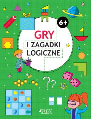 Okładka książki Gry i zagadki logiczne 6+