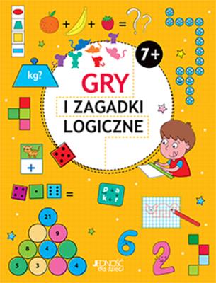 Okładka książki Gry i zagadki logiczne 7+