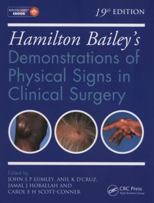 Hamilton Bailey's Physical Signs. Autor: Lumley John S.P, D'Cruz Anil K., Hoballah Jamal J., Scott-Connor Carol E.H.. SmakLiter.pl Okładka książki Hamilton Bailey's Physical Signs