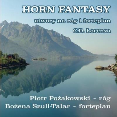 Okładka książki Horn Fantasy, utwory na róg i fortepian