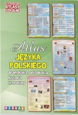 Ilustrowany atlas szkolny. Atlas języka polskiego. Autor:   Praca zbiorowa. SmakLiter.pl Okładka książki Ilustrowany atlas szkolny. Atlas języka polskiego