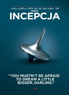 Incepcja DVD. Autor: Christopher Nolan. SmakLiter.pl Okładka książki Incepcja DVD