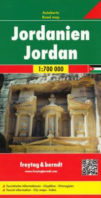Jordania 1:700 000. Wydawca: Freytag&berndt. SmakLiter.pl Opakowanie Jordania 1:700 000