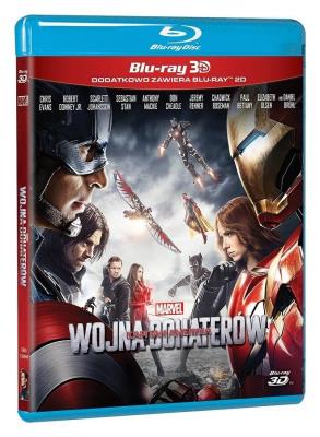 Kapitan Ameryka: Wojna bohaterów (2 Blu-ray) 3D. Autor: Chadwick Boseman. SmakLiter.pl Okładka książki Kapitan Ameryka: Wojna bohaterów (2 Blu-ray) 3D