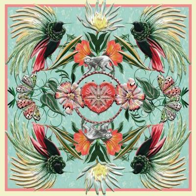 Opakowanie Karnet kwadrat z kopertą Birds of the Amazon