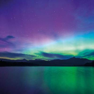 Opakowanie Karnet kwadrat z kopertą Northern light