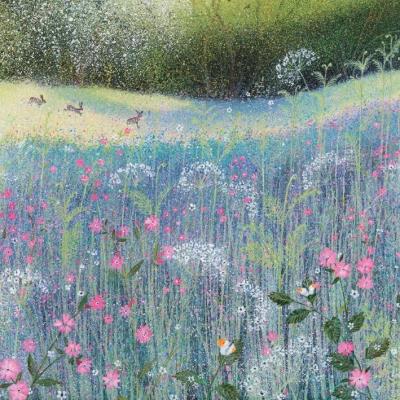 Opakowanie Karnet kwadrat z kopertą Spring Joy