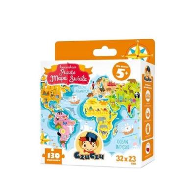 Opakowanie Kieszonkowe Puzzle Mapa Świata