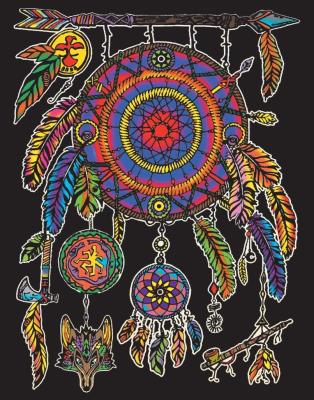 Opakowanie Kolorowanka Welwetowa 29,7x21 Łapacz Snów