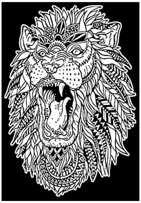 Opakowanie Kolorowanka Welwetowa 29,7x21 Ryk Lwa