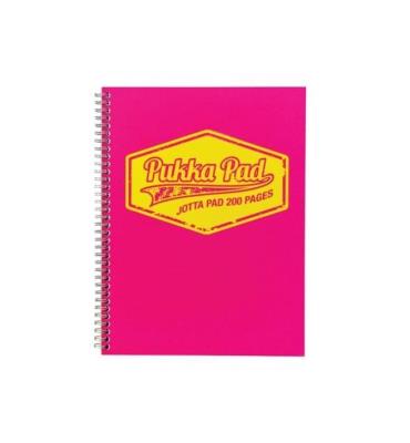 Opakowanie Kołozeszyt Jotta Neon A4 kratka różowy