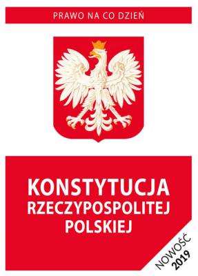 Okładka książki Konstytucja Rzeczypospolitej Polskiej 2019