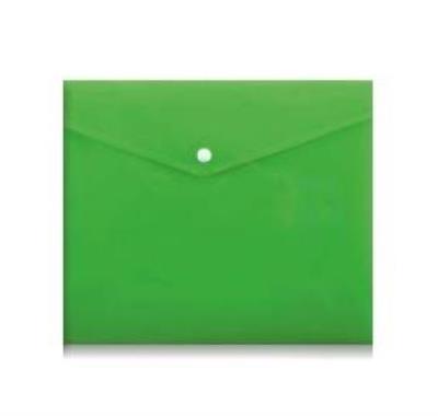 Opakowanie Koperta na zatrzask A4 PP-116 z kieszenią zielona