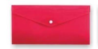 Opakowanie Koperta na zatrzask B6/DL PP-115 różowa PENMATE