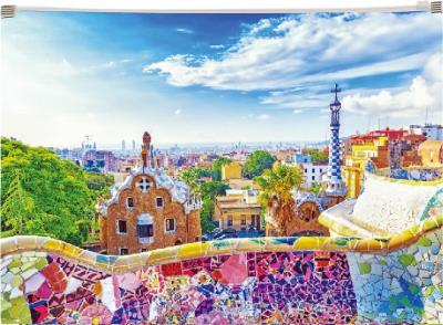 Opakowanie Koperta z nadrukiem zip A4 PP Barcelona