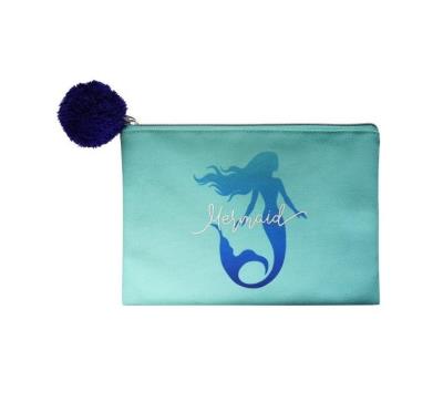Opakowanie Kosmetyczka turkusowa z pomponem Mermaid
