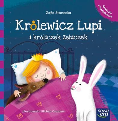 Królewicz Lupi i króliczek Zębiczek. Autor: Stanecka Zofia. SmakLiter.pl Okładka książki Królewicz Lupi i króliczek Zębiczek