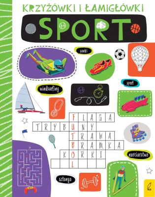 Okładka książki Krzyżówki i łamigłówki. Sport