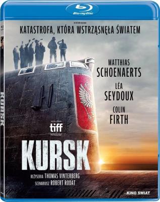 Kursk Blu Ray/ Kino Świat. Autor: Thomas Vinterberg. SmakLiter.pl Okładka książki Kursk Blu Ray/ Kino Świat
