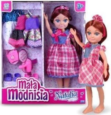 Opakowanie Lalka Natalia mała modnisia różowa