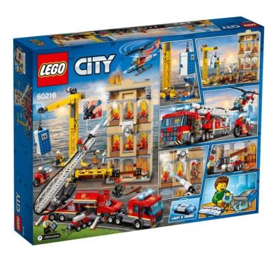 Opakowanie Lego CITY 60216 Straż pożarna w śródmieściu