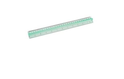 Opakowanie Linijka plastikowa z uchwytem 30 cm D.RECT