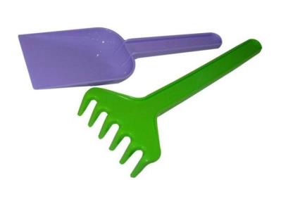 Opakowanie Łopatka i grabki do piasku 18cm 0507