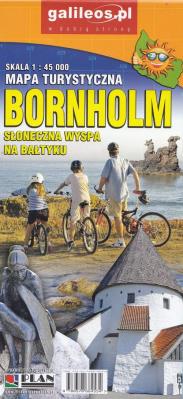 Mapa turystyczna - Bornholm 1:45 000 w.2017. Autor: Opracowanie zbiorowe. SmakLiter.pl Okładka książki Mapa turystyczna - Bornholm 1:45 000 w.2017