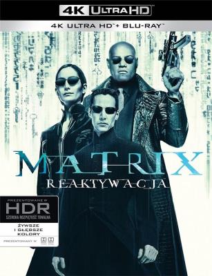 Matrix. Reaktywacja (3 Blu-ray) 4K. Autor: Lana Wachowski, Lily Wachowski. SmakLiter.pl Okładka książki Matrix. Reaktywacja (3 Blu-ray) 4K