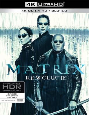 Matrix. Rewolucje (3 Blu-ray) 4K. Autor: Lana Wachowski, Lily Wachowski. SmakLiter.pl Okładka książki Matrix. Rewolucje (3 Blu-ray) 4K