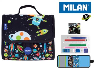 Opakowanie Multipiórnik z 2 piórnikami SUPER HEROES SPACE niebieski