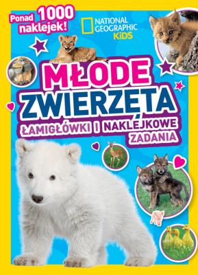 Okładka książki National Geographic Kids. Młode zwierzęta