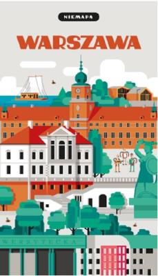 NIEMAPA Warszawa. Autor: Blaźniak Maciek. SmakLiter.pl Okładka książki NIEMAPA Warszawa