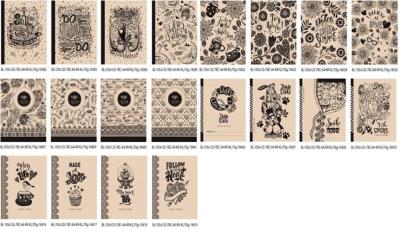 Opakowanie Notatnik ozdobny 105x125/64K kratka FRESH