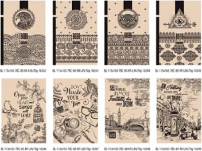 Opakowanie Notatnik ozdobny 113x165/80K linia FRESH