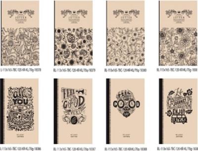 Opakowanie Notatnik ozdobny 113x165/120K kratka FRESH