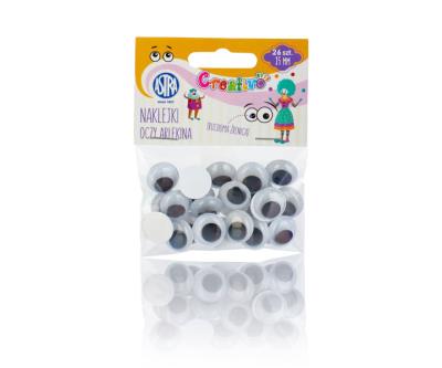 Opakowanie Oczy samoprzylepne 15 mm Oczy Arlekina ASTRA