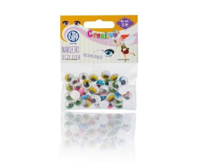 Opakowanie Oczy samoprzylepne z rzęsami 10 mm Oczy Elfa ASTRA