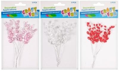 Opakowanie Ozdoba dekoracyjna Bukiet kryształ  MIX