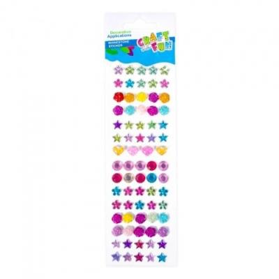 Opakowanie Ozdoby dekoracyjne samoprzylepne kryształki mix