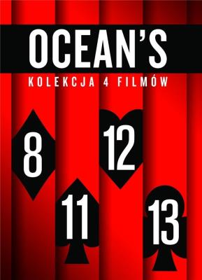 Okładka książki Pakiet: Ocean's 8/11/12/13 (4 DVD)