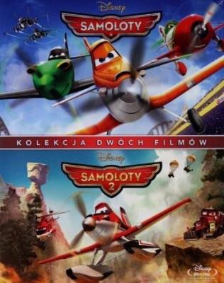 Pakiet: Samoloty/Samoloty 2 (2 Blu-ray). Autor: Roberts Gannaway, Klay Hall. SmakLiter.pl Okładka książki Pakiet: Samoloty/Samoloty 2 (2 Blu-ray)
