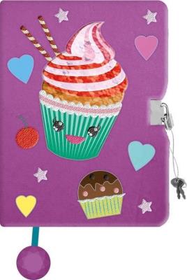 Opakowanie Pamiętnik z kłódką A5/96K 3D Muffinka