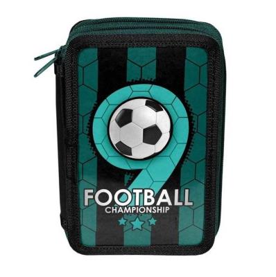 Opakowanie Piórnik 2-komorowy b.w. Football PP19F-022BW PASO