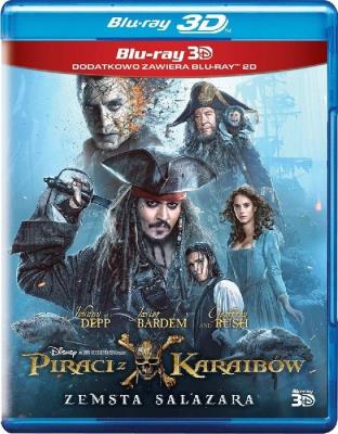 Piraci z Karaibów. Zemsta Salazara (2 Blu-ray) 3D. Autor: Joachim Ronning, Espen Sandberg. SmakLiter.pl Okładka książki Piraci z Karaibów. Zemsta Salazara (2 Blu-ray) 3D