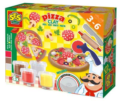 Pizza set clay. Wydawca: SES NL. SmakLiter.pl Opakowanie Pizza set clay