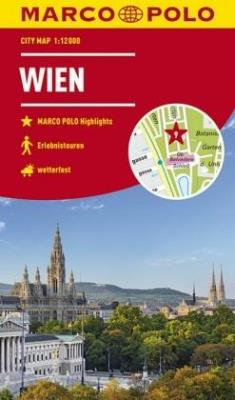 Plan Miasta Marco Polo. Wiedeń w.2018. Autor: Opracowanie zbiorowe. SmakLiter.pl Okładka książki Plan Miasta Marco Polo. Wiedeń w.2018